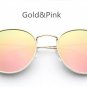 2016 retro round sunglasses women men brand designer sun glasses for women Alloy mirror sunglasses r