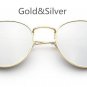 2016 retro round sunglasses women men brand designer sun glasses for women Alloy mirror sunglasses r