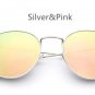 2016 retro round sunglasses women men brand designer sun glasses for women Alloy mirror sunglasses r