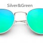 2016 retro round sunglasses women men brand designer sun glasses for women Alloy mirror sunglasses r