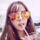 Coodaysuft New Fashion Brand Designer Sunglasses Women Mirror Big Size Sun Glassses Female