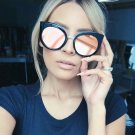 Brand Design Cat Eye Sunglasses Women Brand Designer Vintage Retro Mirror Sunglass Female Sun Glasse