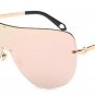 SHAUNA Polarized Oversize Women Rimless Integrated Lens Sunglasses Brand Designer Fashion Men Drivi