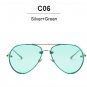 Women Sunglasses Mirror Summer Style Fashion Glasses Vintage Sexy Lady Sun Glasses Hot Sale Rimless 