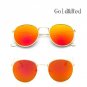 Vintage Round Sunglasses Women and Man Brand Designer Female Points Sun Glasses For Women Men Lady R
