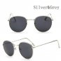 Vintage Round Sunglasses Women and Man Brand Designer Female Points Sun Glasses For Women Men Lady R
