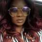 CandisGY Big Size Oversized Optics Glasses Frame Eyeglasses Women Mirror Brand Designer Sunglasses L