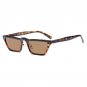 MOLNIYA 2018 Triangle Small Cat Eye Sunglasses Sexy Women Film Lens Cateye Frame Black Red Tint Sun 