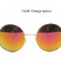 Fashion New Arrival Round Clear Sunglasses Women Brand Designer Gradient Color Vintage Metal Frame S