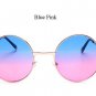 Fashion New Arrival Round Clear Sunglasses Women Brand Designer Gradient Color Vintage Metal Frame S