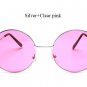 Fashion New Arrival Round Clear Sunglasses Women Brand Designer Gradient Color Vintage Metal Frame S
