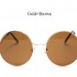 Fashion New Arrival Round Clear Sunglasses Women Brand Designer Gradient Color Vintage Metal Frame S