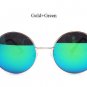 Fashion New Arrival Round Clear Sunglasses Women Brand Designer Gradient Color Vintage Metal Frame S