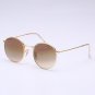 Real Glass lens Steampunk Round Sunglasses rays UV400 Men Women Luxury retro sun glasses gafas femin
