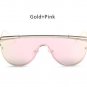 2017 New Oversized Women Flat Top Sunglasses Fashion Korea Steampunk Mirror Sun Glasses Brand Design