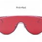 2017 New Oversized Women Flat Top Sunglasses Fashion Korea Steampunk Mirror Sun Glasses Brand Design