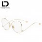 DOLCE VISION 2018 Oval Ladies Sunglasses Fashion Designer Brand Shades Female Oversized Frame Pink M