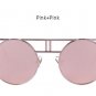 TSHING Vintage Metal Frame Steampunk Sunglasses Women Brand Designer Gothic Round Mirror Sun glasses