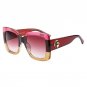 2018 Newest Oversized Square Sunglasses Women Luxury Brand Designer Red Green Sun Glasses Female Vin