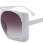 SHAUNA Oversize Women Square Sunglasses Fashion Ladies Double Colors Frame Gradient Lens Shades UV40