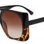 SHAUNA Oversize Women Square Sunglasses Fashion Ladies Double Colors Frame Gradient Lens Shades UV40