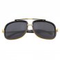 Retro Vintage Square Sun Glasses For Women Mens Brand Designer Clear Sunglasses 2017 Oversized Mirro