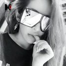 SHAUNA Oversize Flat Top Women Square Sunglasses Brand Designer Fashion Men Gradient Lens Shades