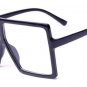 SHAUNA Oversize Flat Top Women Square Sunglasses Brand Designer Fashion Men Gradient Lens Shades