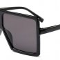 SHAUNA Oversize Flat Top Women Square Sunglasses Brand Designer Fashion Men Gradient Lens Shades