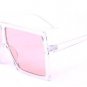 SHAUNA Oversize Flat Top Women Square Sunglasses Brand Designer Fashion Men Gradient Lens Shades