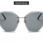 Oversized Gradie Rimless Sunglasses