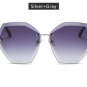 Oversized Gradie Rimless Sunglasses