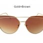 TSHING Fashion New Women Cat Eye Sunglasses Ladies Gradient Ocean Clear Lens Cateye Sun Glasses For
