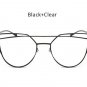 TSHING Fashion New Women Cat Eye Sunglasses Ladies Gradient Ocean Clear Lens Cateye Sun Glasses For