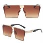 2017 Women Sunglasses Unique Oversize Shield UV400 Gradient Vintage Eyeglasses
