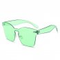 Rimless Cat Eye Sun Glasses For Women 2018 Brand Designer Oversized Clear Sunglasses Retro Vintage L