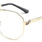 SHAUNA Oversize Summer Styles Women Square Sunglasses Fashion Double Bridges Men Green Tinted Lens S