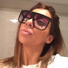 SUNRUN Fashion Oversized Square Sunglasses Women Luxury Brand Designer Big Frame Gradient Lens Sun G