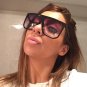 SUNRUN Fashion Oversized Square Sunglasses Women Luxury Brand Designer Big Frame Gradient Lens Sun G
