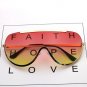 Oversized Women Hip Hop Sunglasses Brand Designer UV400 2017 New Big Size transparent lens Eyeglasse