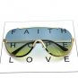 Oversized Women Hip Hop Sunglasses Brand Designer UV400 2017 New Big Size transparent lens Eyeglasse