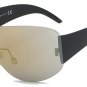 Oversize Integrated Lens Women Rimless Sunglasses Cool Men Big Size Goggle Glasses UV400