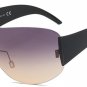 Oversize Integrated Lens Women Rimless Sunglasses Cool Men Big Size Goggle Glasses UV400