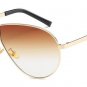 SHAUNA Oversize Summer Styles Women Pilot Sunglasses Fashion Yellow Tinted Lens Glasses