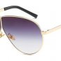 SHAUNA Oversize Summer Styles Women Pilot Sunglasses Fashion Yellow Tinted Lens Glasses