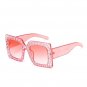 Brand Vintage Cat Eye Sunglasse Women Retro Rhinestone Designer Sun Glasses Square Oversized Sunglas