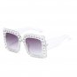 Brand Vintage Cat Eye Sunglasse Women Retro Rhinestone Designer Sun Glasses Square Oversized Sunglas