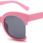 SHAUNA Reinforcing Metal Hinge Oversized Half Frame Women Cateye Sunglasses Fashion Ladies Eyewear