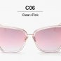 Newest Arrival Oversized Sunglasses Women Fashion Cat Eye Sunglasses Vintage Brand Designer Hipster