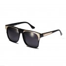 Women Fashion Mirror Reflective Lens Sunglasses Eyewear Men Oversized Goggles Glasses